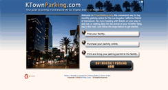 Desktop Screenshot of ktownparking.com